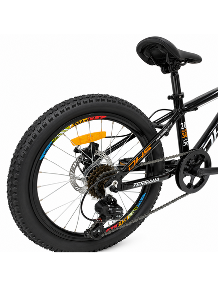 Bicicleta Copii Dhs Terrana 2023, model 2026 - 20 Inch, Portocaliu-Negru