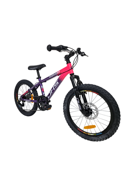 Bicicleta Copii Dhs Terrana 2023, model 2026 - 20 Inch, Violet-Roz