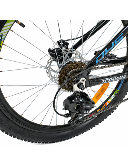 Bicicleta Copii Dhs Terrana 2423, model 2026 - 24 Inch, Albastru-Negru