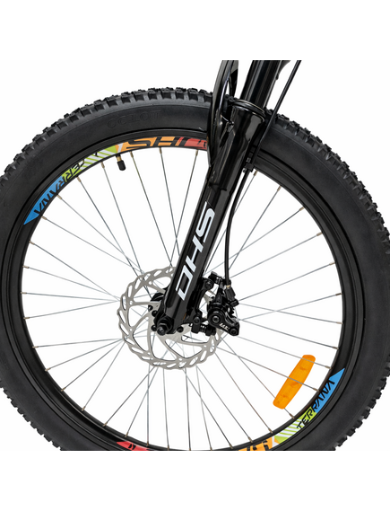 Bicicleta Copii Dhs Terrana 2423, model 2026 - 24 Inch, Albastru-Negru