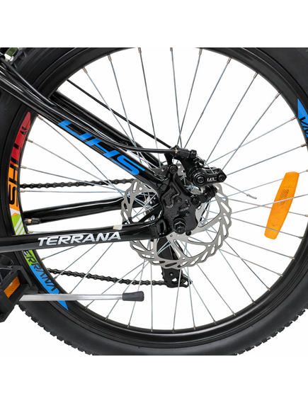 Bicicleta Copii Dhs Terrana 2423, model 2026 - 24 Inch, Albastru-Negru