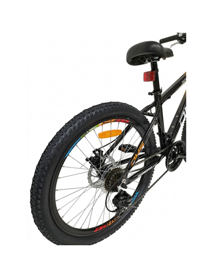 Bicicleta Copii Dhs Terrana 2423, model 2026 - 24 Inch, Portocaliu-Negru