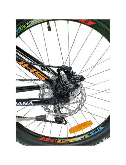 Bicicleta Copii Dhs Terrana 2423, model 2026 - 24 Inch, Portocaliu-Negru