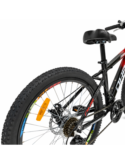 Bicicleta Copii Dhs Terrana 2423, model 2026 - 24 Inch, Rosu-Negru