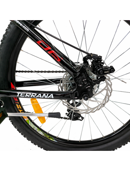 Bicicleta Copii Dhs Terrana 2423, model 2026 - 24 Inch, Rosu-Negru