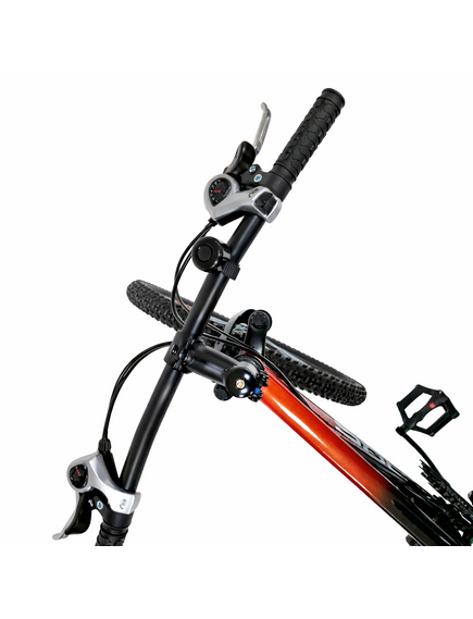 Bicicleta Copii Dhs Terrana 2423, model 2026 - 24 Inch, Rosu-Negru