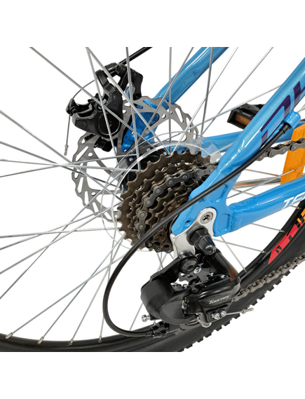 Bicicleta Copii Dhs Terrana 2423, model 2026 - 24 Inch, Violet-Albastru