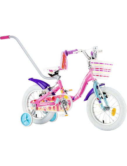 Bicicleta Copii Polar 2024 IceCream - 14 Inch, Roz