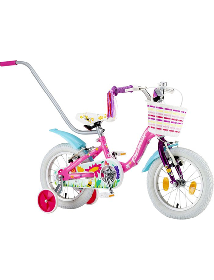 Bicicleta Copii Polar 2024 Summer - 14 Inch, Roz-Albastru