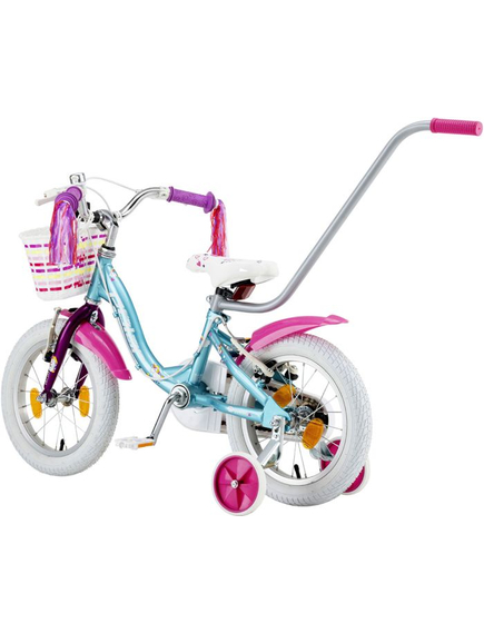 Bicicleta Copii Polar 2024 Unicorn baby - 14 Inch, Albastru-Roz