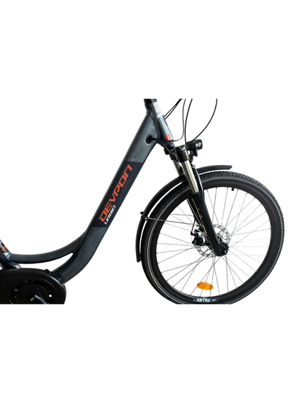 Bicicleta Electrica Devron 26124 - 26 Inch, S, Gri
