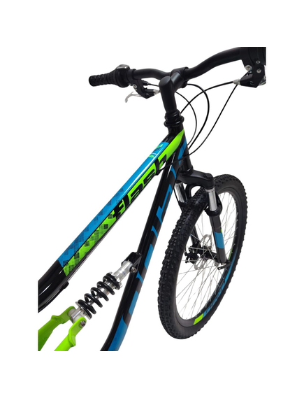 Bicicleta Full suspension DHS Polar Flash - 26 Inch, Negru