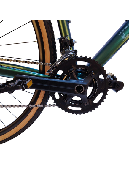 Bicicleta Gravel Devron 1.0 - 28 inch, L, Verde