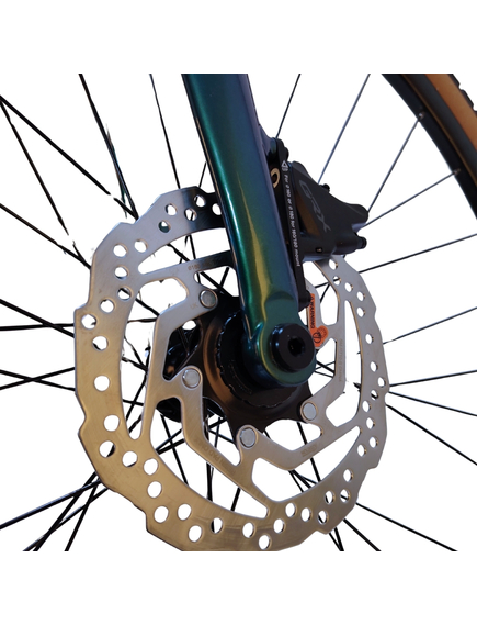 Bicicleta Gravel Devron 1.0 - 28 inch, L, Verde