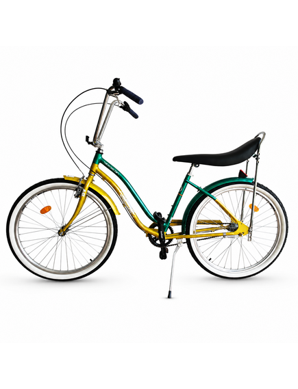 Bicicleta Oras Pegas Strada 2 - 26 inch, M, Auriu/Verde
