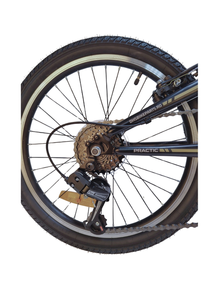 Bicicleta Pliabila Devron Practic 30 - 20 inch, Negru