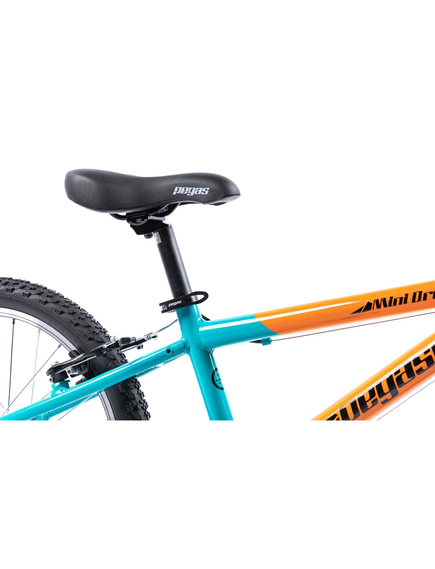 Bicicleta copii Pegas Mini Drumet - 20 inch, Portocaliu/Turcoaz