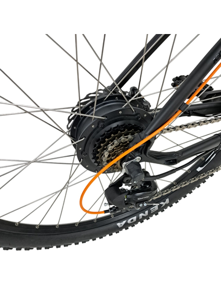 Bicicleta electrica MTB DHS 52432 - 29 inch, L, Negru