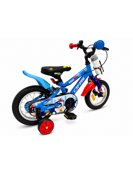 Bicicleta Copii DHS Police - 12 Inch, Albastru