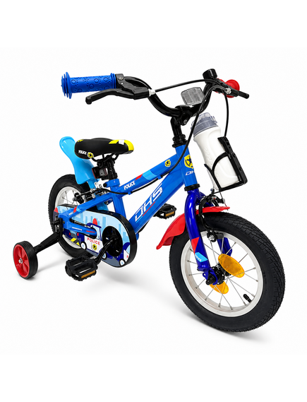 Bicicleta Copii DHS Police - 12 Inch, Albastru