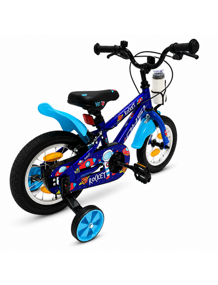 Bicicleta Copii DHS Rocket - 12 Inch, Albastru inchis
