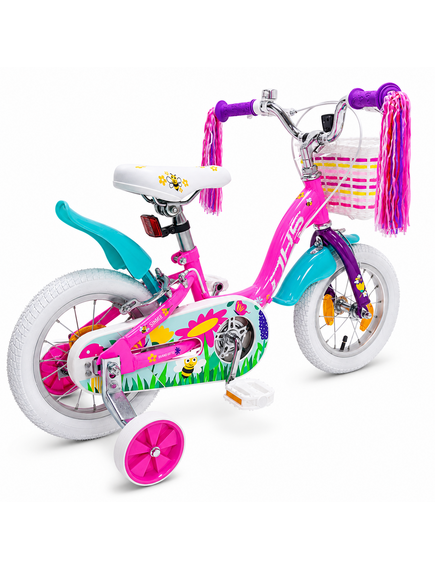 Bicicleta Copii DHS Summer - 12 Inch, Roz/Albastru