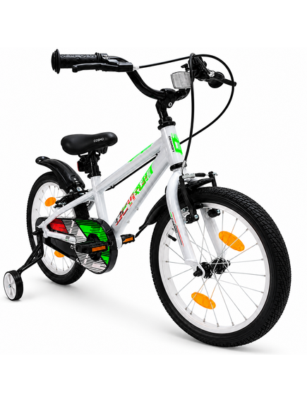 Bicicleta Copii Devron Cosmo - 18 Inch, Argintiu