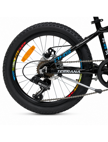 Bicicleta Copii Dhs Terrana 2023B, model 2026 - 20 Inch, Albastru-Negru