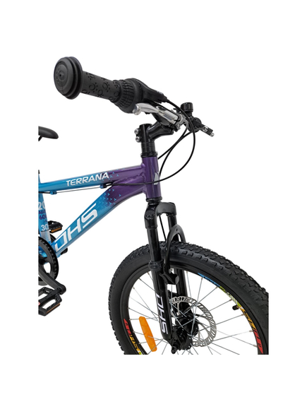Bicicleta Copii Dhs Terrana 2023B, model 2026 - 20 Inch, Albastru-Violet