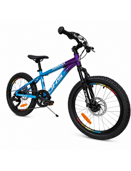 Bicicleta Copii Dhs Terrana 2023B, model 2026 - 20 Inch, Albastru-Violet