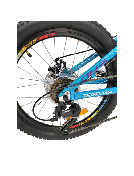 Bicicleta Copii Dhs Terrana 2023B, model 2026 - 20 Inch, Albastru-Violet
