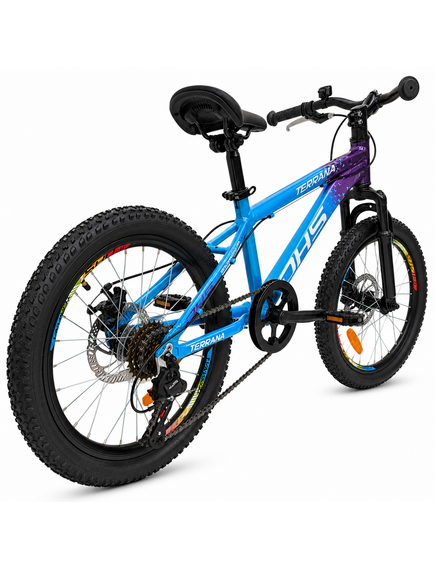 Bicicleta Copii Dhs Terrana 2023B, model 2026 - 20 Inch, Albastru-Violet