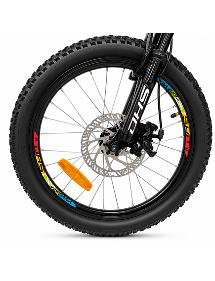 Bicicleta Copii Dhs Terrana 2023B, model 2026 - 20 Inch, Portocaliu-Negru