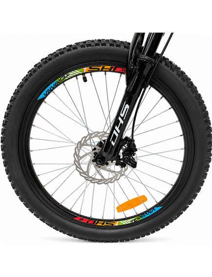 Bicicleta Copii Dhs Terrana 2023D, model 2026 - 20 Inch, Verde-Negru