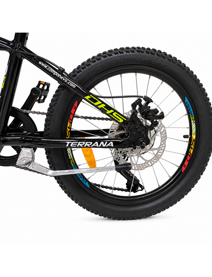 Bicicleta Copii Dhs Terrana 2023D, model 2026 - 20 Inch, Verde-Negru