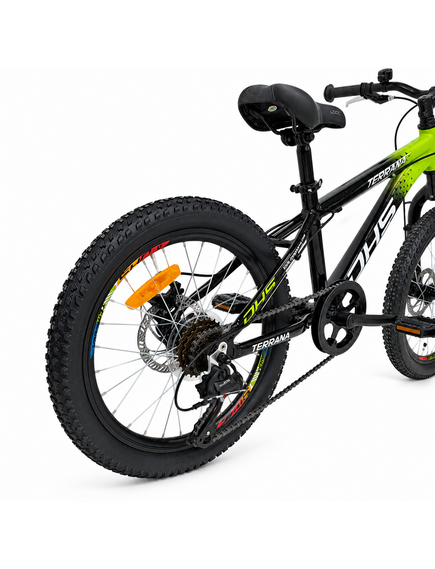Bicicleta Copii Dhs Terrana 2023D, model 2026 - 20 Inch, Verde-Negru