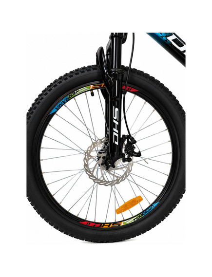 Bicicleta Copii Dhs Terrana 2423B, model 2026 - 24 Inch, Negru-Albastru