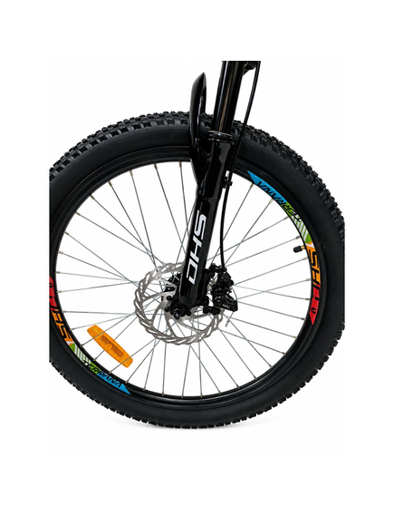 Bicicleta Copii Dhs Terrana 2423B, model 2026 - 24 Inch, Negru-Verde