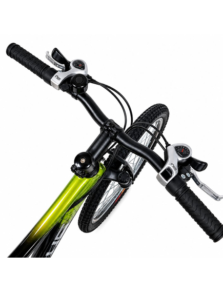 Bicicleta Copii Dhs Terrana 2423B, model 2026 - 24 Inch, Negru-Verde