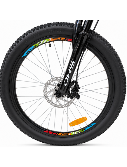 Bicicleta Copii Dhs Terrana 2423B, model 2026 - 24 Inch, Rosu-Negru