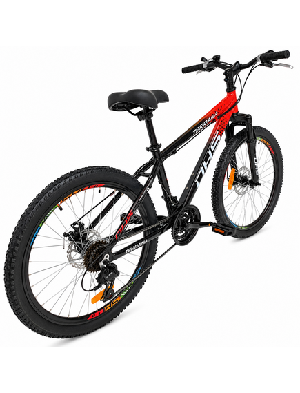Bicicleta Copii Dhs Terrana 2423B, model 2026 - 24 Inch, Rosu-Negru