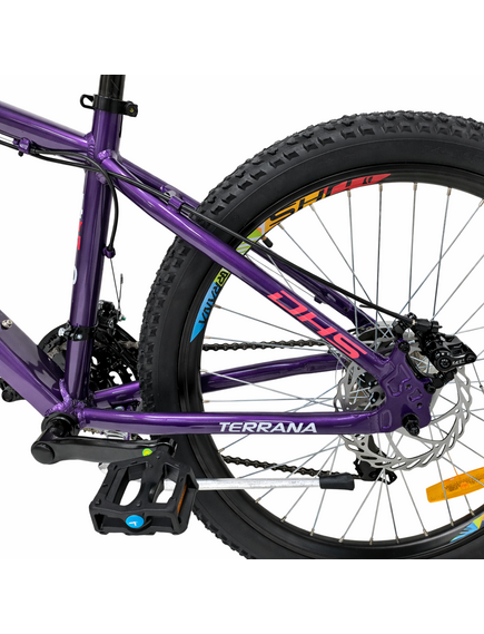 Bicicleta Copii Dhs Terrana 2423B, model 2026 - 24 Inch, Roz-Violet