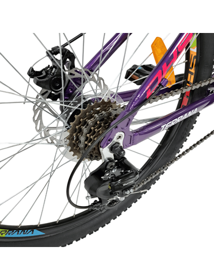 Bicicleta Copii Dhs Terrana 2423B, model 2026 - 24 Inch, Roz-Violet