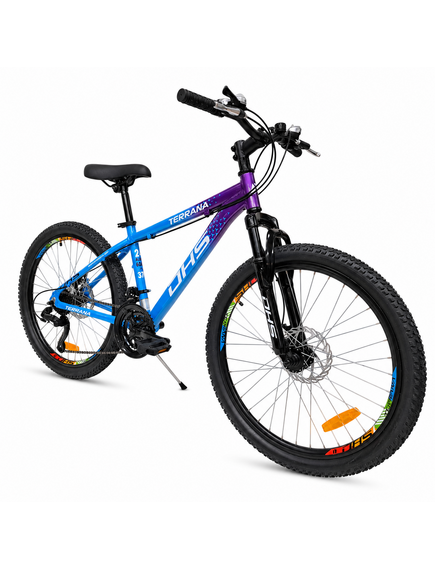 Bicicleta Copii Dhs Terrana 2423B, model 2026 - 24 Inch, Violet-Albastru