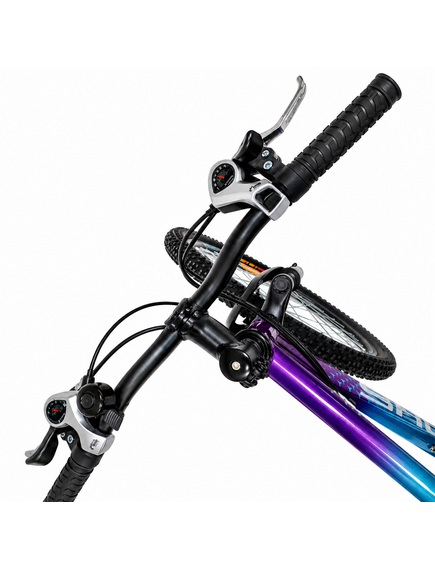 Bicicleta Copii Dhs Terrana 2423B, model 2026 - 24 Inch, Violet-Albastru