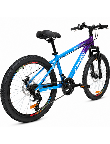 Bicicleta Copii Dhs Terrana 2423B, model 2026 - 24 Inch, Violet-Albastru
