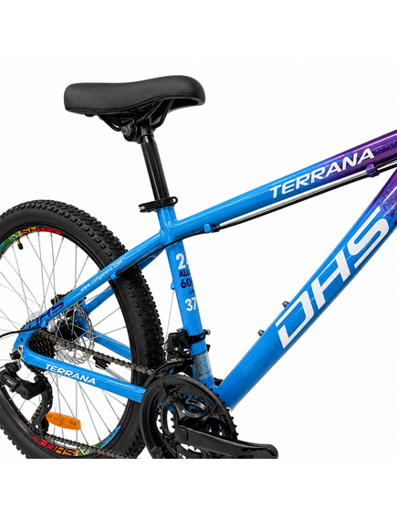 Bicicleta Copii Dhs Terrana 2423B, model 2026 - 24 Inch, Violet-Albastru