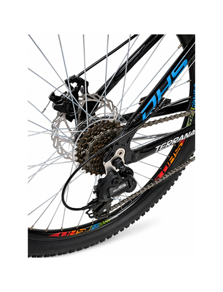 Bicicleta Copii Dhs Terrana 2423C, model 2026 - 24 Inch, Albastru-Negru