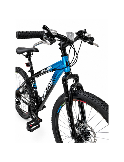 Bicicleta Copii Dhs Terrana 2423C, model 2026 - 24 Inch, Albastru-Negru