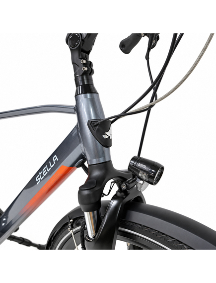 Bicicleta Electrica Trekking Stella 28809 - 28 inch, M, GRI
